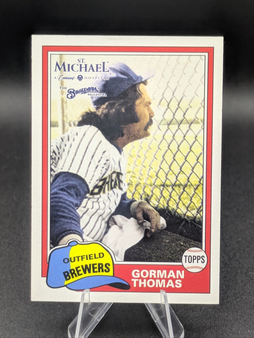 2002 Topps St. Michael Hospital - Gorman Thomas #135 - Milwaukee Brewers 1981